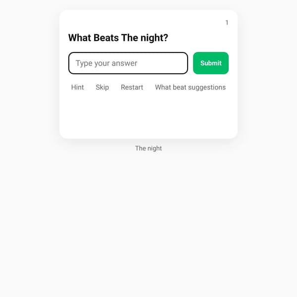 What Beats?