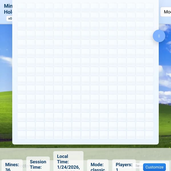 MineSweeper: Holdout