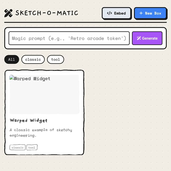 Sketch-O-Matic