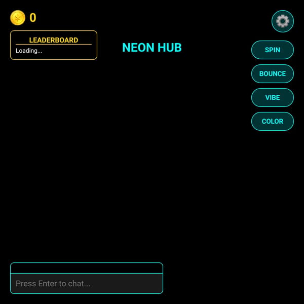 Neon Pulse Social Hub