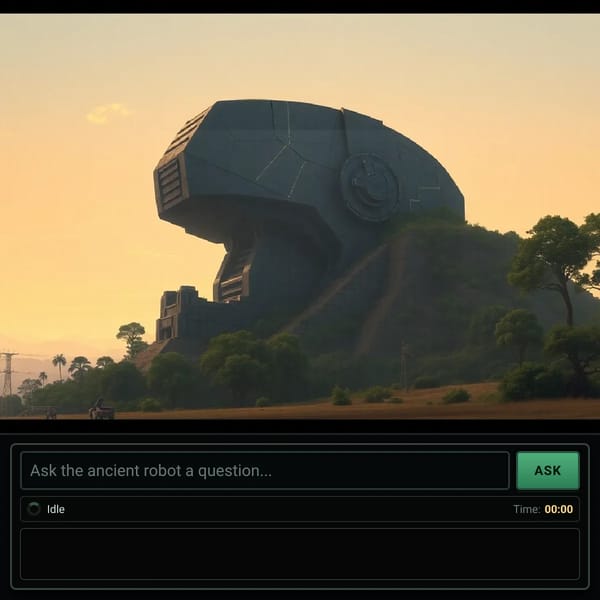 [Daily Websim #10] Ancient Robot