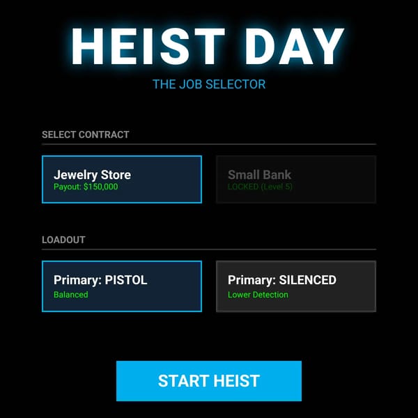 Heist Day: The Job