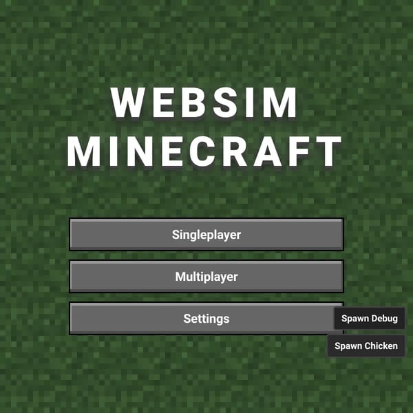 WebSim Minecraft
