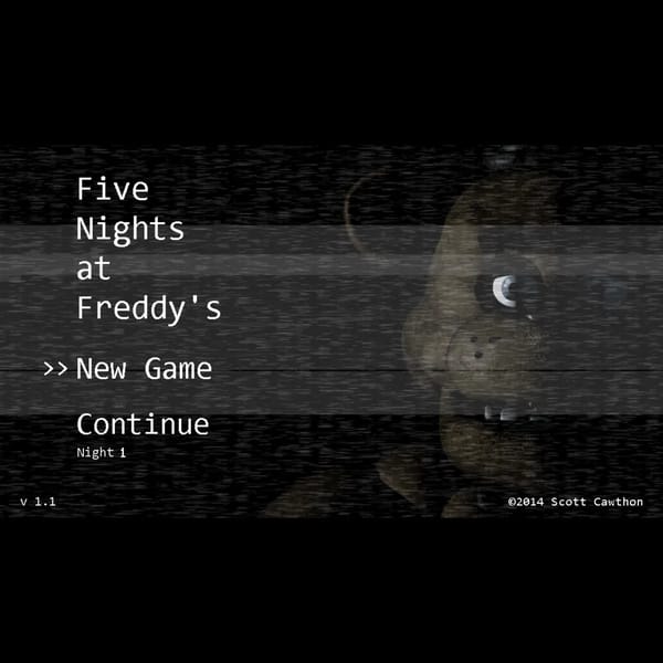 FNAF Menu Replica