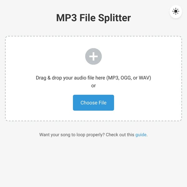 MP3 File Splitter