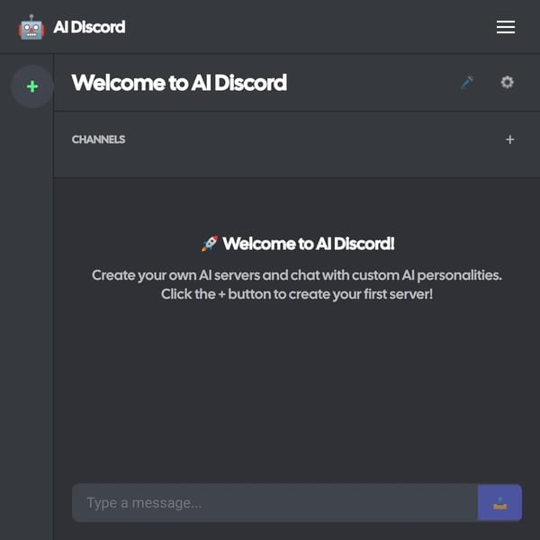AI Discord - Create Your Own AI Servers