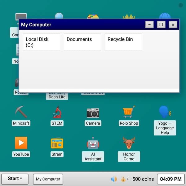 Old Window Computer