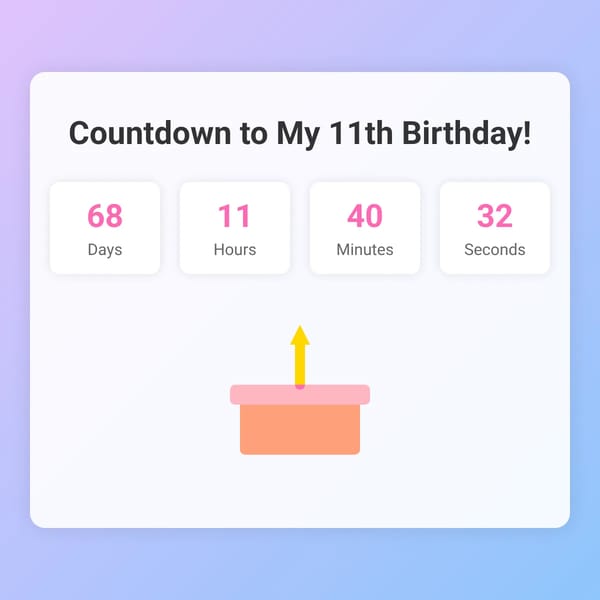 Birthday Countdown