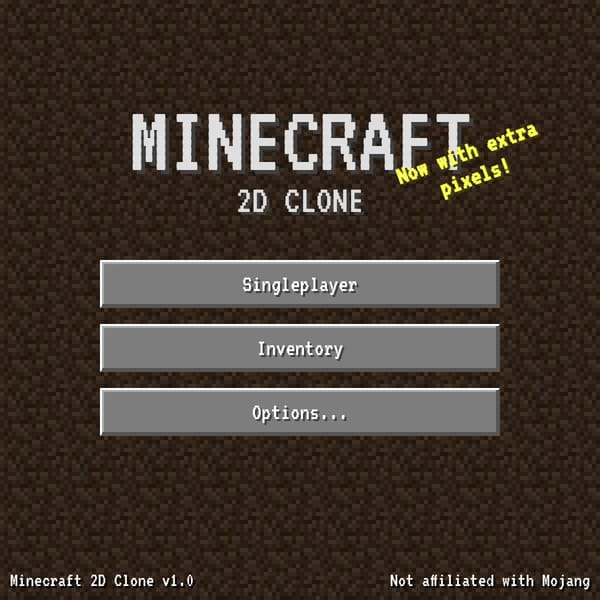 2D Minecraft Clone