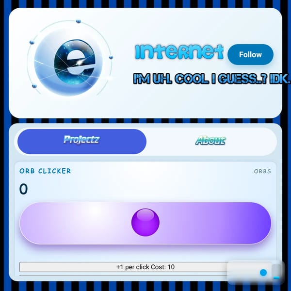 my epik' profile page