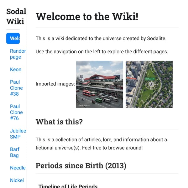 Sodalite's Universe Wiki