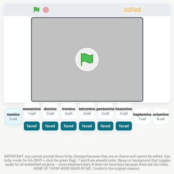 Polyomino Iframes