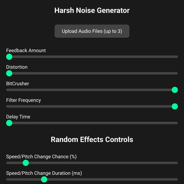 Harsh Noise Generator