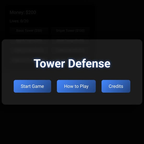 Tower Defense Game