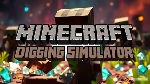 Minecraft Digging Simulator