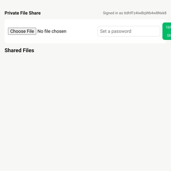 Private File Share