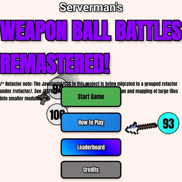 Weapon Ball Battles sigmaerx version