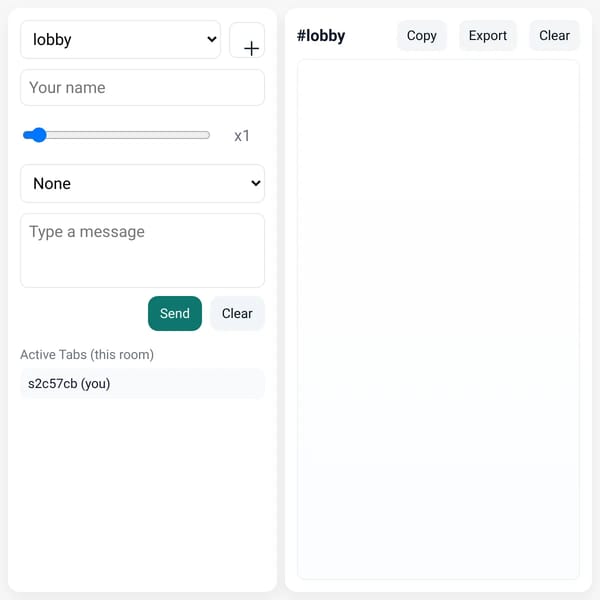 Multiplier Chat Room