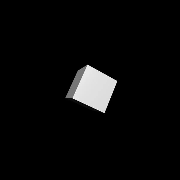 Cube in a Black Void