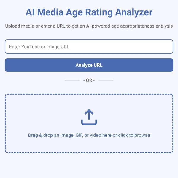 AI Image Age Rating Analyzer