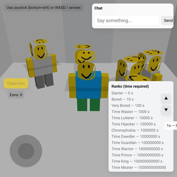 Time Waste but it’s on websim