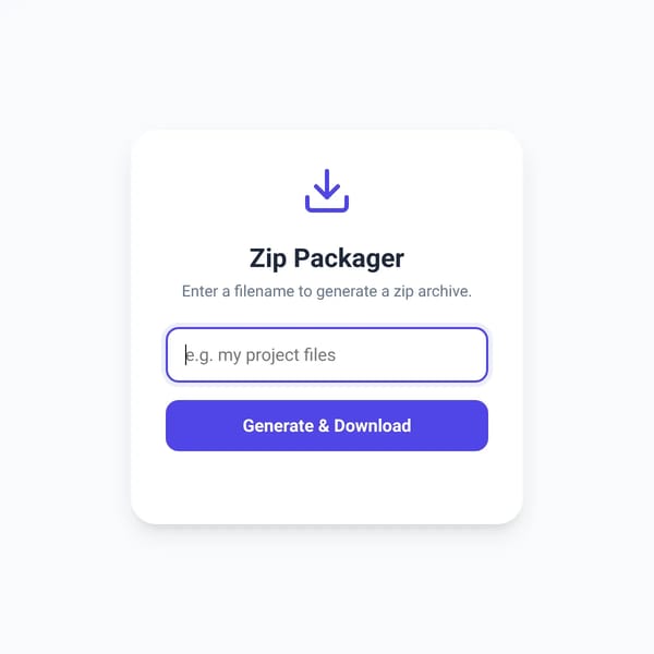 Zip Packager
