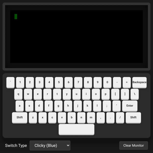 SimKey - Mechanical Keyboard Simulator