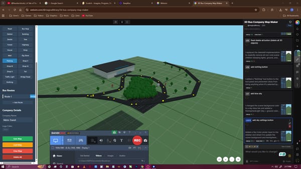 3D Bus Company Map Maker