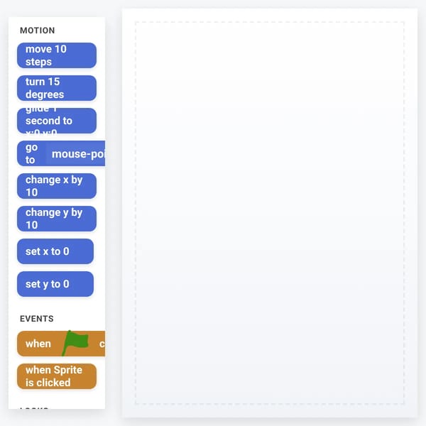 Scratch 2.0 Block Snapping Test