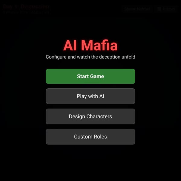AI Mafia Spectator