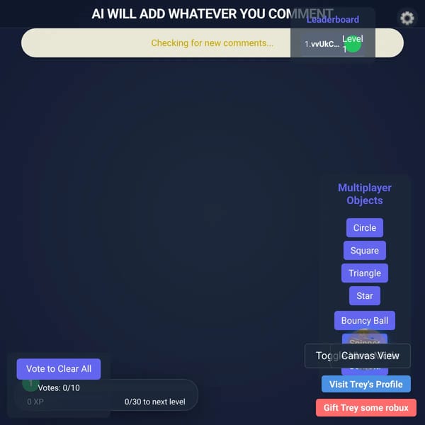 AI will add whatever you comment Multiplayer