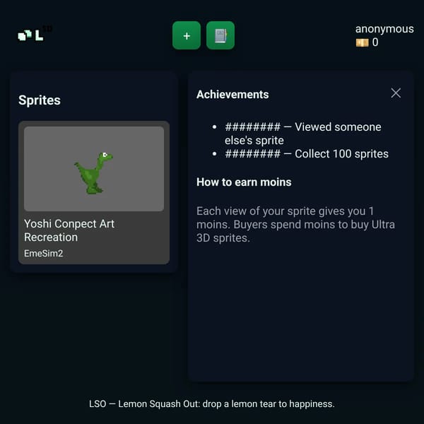 LSO · The Sprite for everyone!
