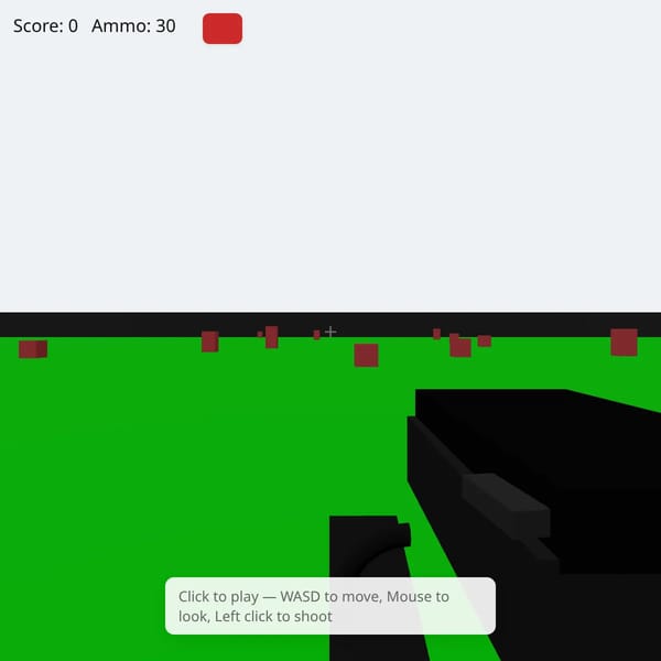 Minimal FPS - Three.js
