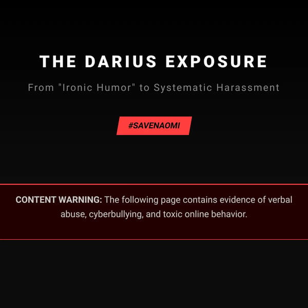 #SAVENAOMI - Exposure