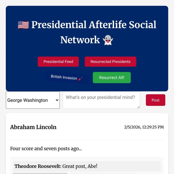 Presidential Reddit