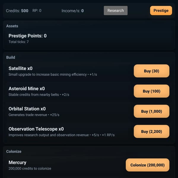 Space Tycoon