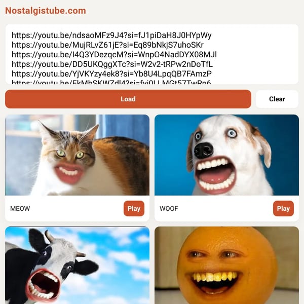 Nostalgia Viewer - NostalgiaTube Watch Enjoy