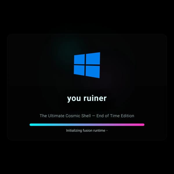 Why did you do this.