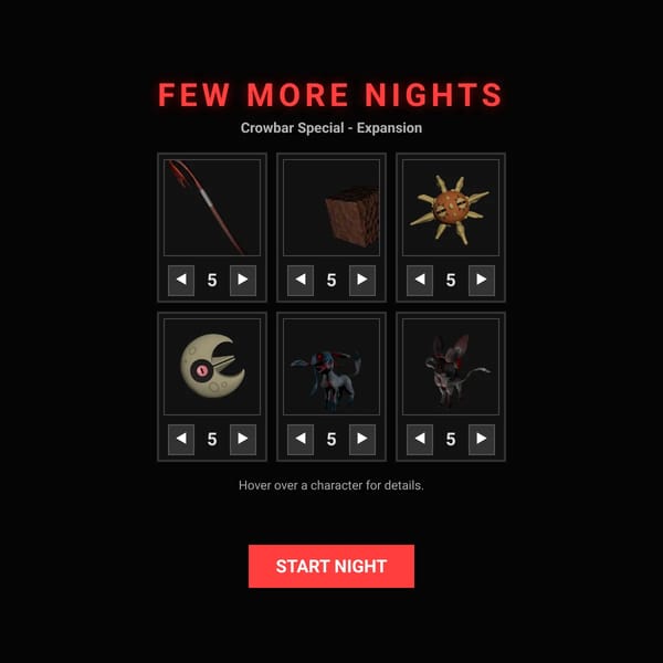 Few More Nights: crowbar special