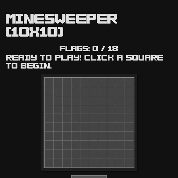 Totally Normal Minesweeper
