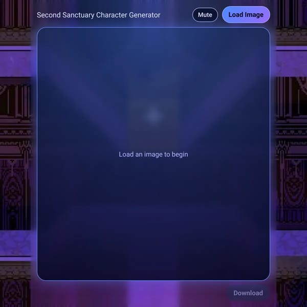 Second Sanctuary Character Generator