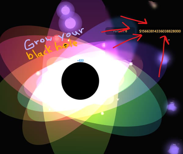 Grow your black hole!
