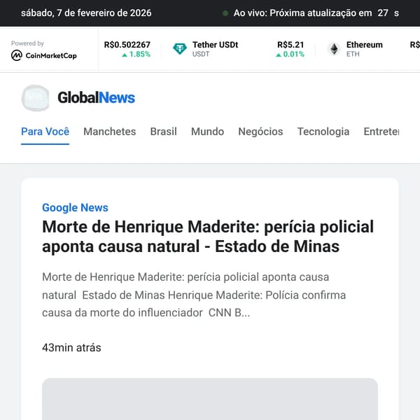 Portal de Notícias em Tempo Real