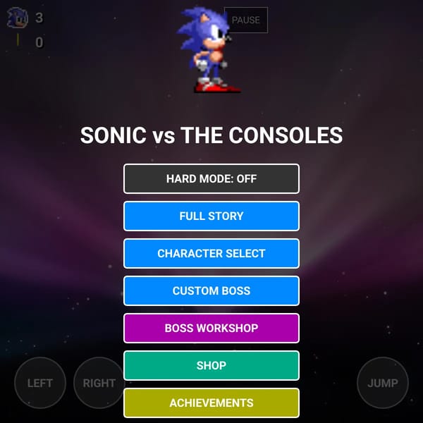 Sonic vs THE CONSOLES
