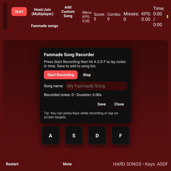 Hard FNF - ASDF