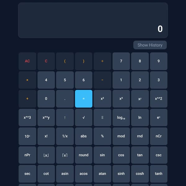 Mega Calculator