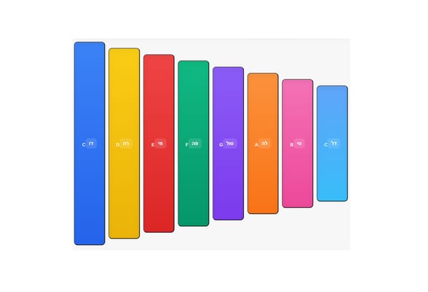 Keyboard Colors - Musical