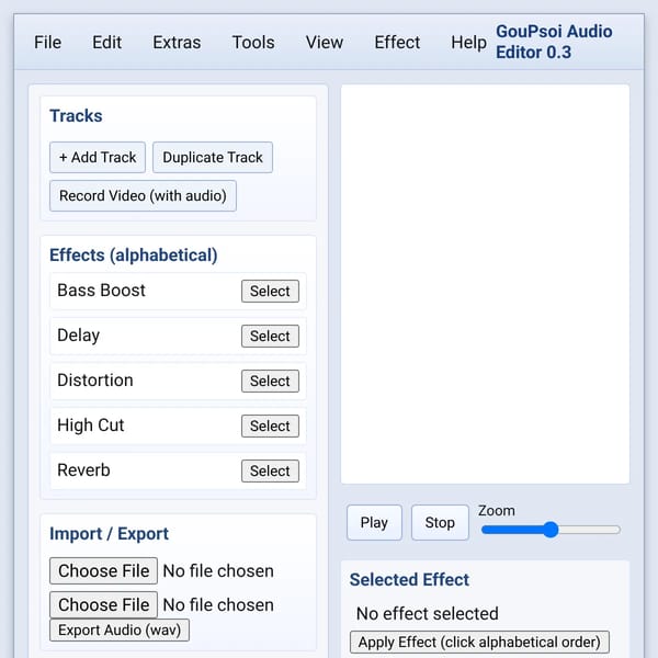 GouPsoi Audio Editor 0.3