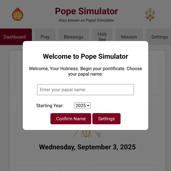 Pope Simulator