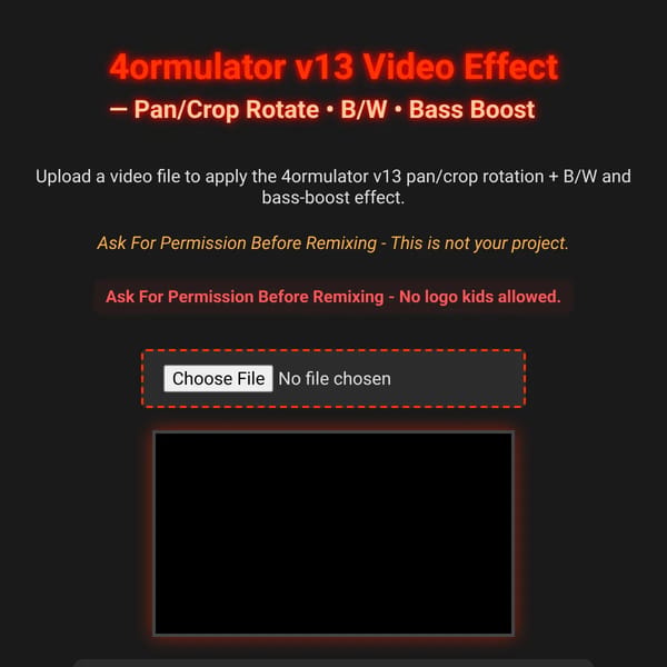 4ormulator v13 Video Effect
